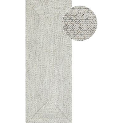 Hanse Home Бял/бежов килим за открито 200x80 cm - NORTHRUGS (105553-80x200)