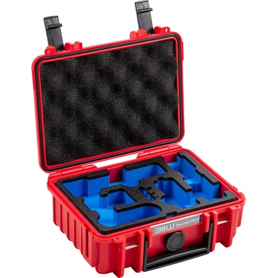 B W Outdoor Case Type 500 pre DJI Osmo Pocket 3 Creator Combo červený