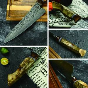 Chefsblade Кухненски нож - Chefsblade - Chef острие - Стомана VG10 - CB 100129