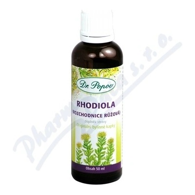 Dr.Popov Rhodiola Rozchodnice růžová bylinné kapky 50 ml