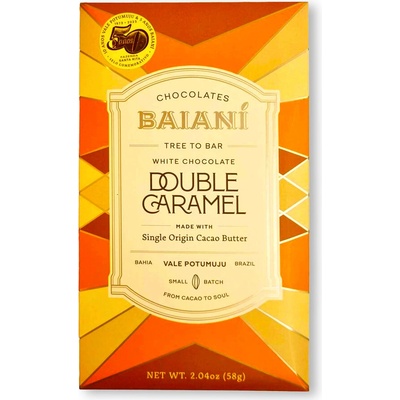 Baianí Chocolates 33% bílá Double caramel 58 g