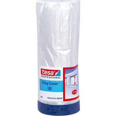 Tesa PROFESSIONAL Zakrývacia fólia s textilnou páskou Easy Cover, 14 × 2,1 m, 04369-00014-01