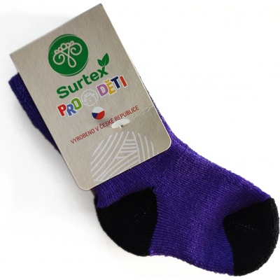 Surtex Merino Ponožky Fialová