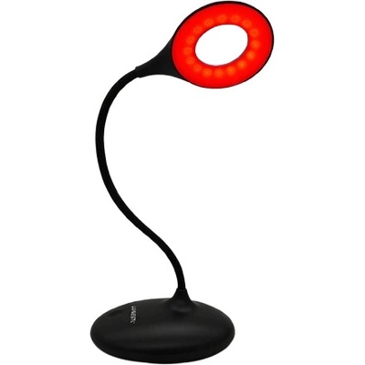 LUNESTO LED Lampička na čítanie bez modrej zložky čierna