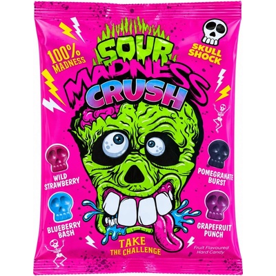 Sweet Stories Halloween Crush extra kyselé ve tvaru lebek 60 g, 14 ks