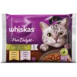 Whiskas Пауч Pure Delight Микс Меню - С пилешко и сьомга 4бр. х85гр
