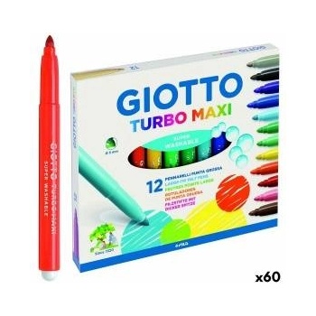 GIOTTO Комплект Химикали с Филц Giotto Turbo Maxi Многоцветен (60 броя)