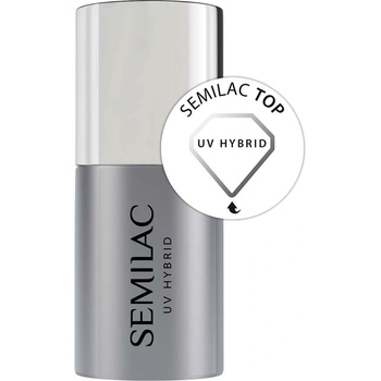 Semilac UV Hybrid Top vrchný lak na nechty 7 ml