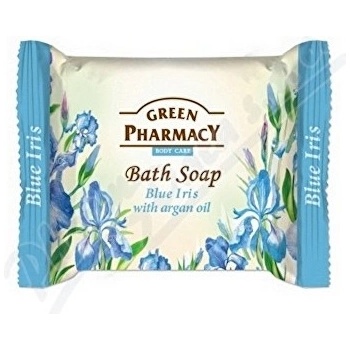 Green Pharmacy mýdlo Modrý Iris s arganovým olejem 100 g