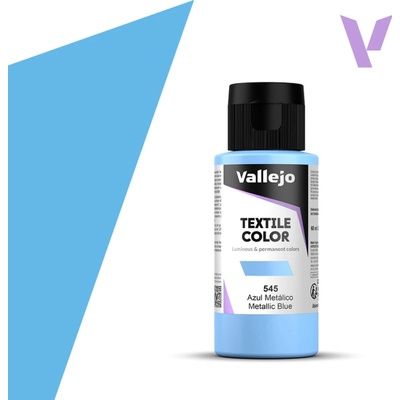 Vallejo Textile Color 40545 metallic blue 60 ml