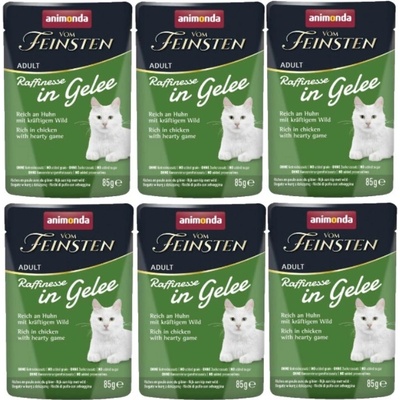 Animonda Vom Feinsten Raffinesse In Gelee kura & divina v želé 6 x 85 g