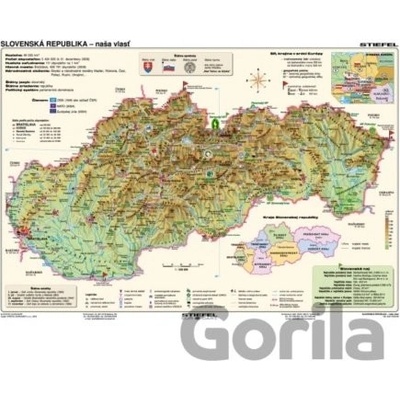 Slovenská republika - naša vlasť - A3 karta