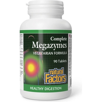 Natural Factors Растителни храносмилателни ензими 90 таблетки | Natural Factors (1700 NF)