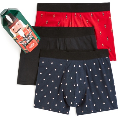 Celio Подаръчен пакет боксерки с орехи, 3 броя Celio Celio | Sin | МЪЖЕ | S