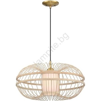 Westinghouse 61255 - Пендел TULCEA 1xE27/60W/230V бамбук (P6746)