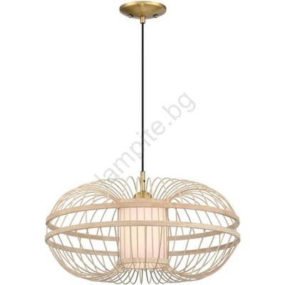 Westinghouse 61255 - Пендел TULCEA 1xE27/60W/230V бамбук (P6746)