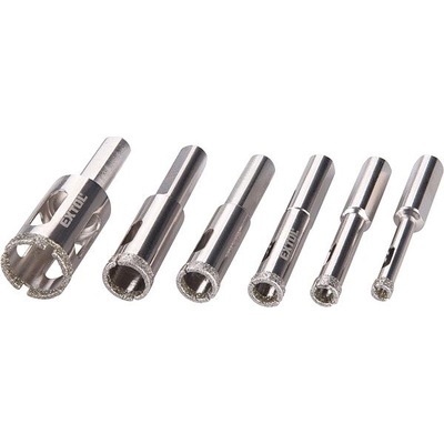 Extol Premium 8801975 diamantové na sklo a keramiku sada 6ks, O 6-8-10-12-14-20mm