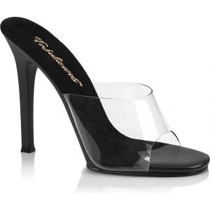 Pleaser USA Pleaser Gala-01 Clr-Blk/Blk Matte 39
