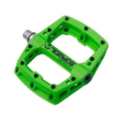 TAG Metals Педали за велосипед TAG Metals T3 NYLON Green