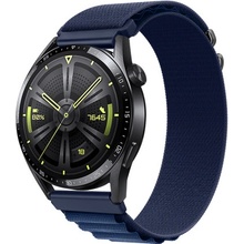 BStrap Nylon Loop remienok na Garmin Vivoactive 4, navy blue SSG037C0605