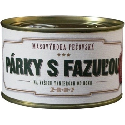 Mäsovýroba Pečovská Párky s fazuľou 400 g