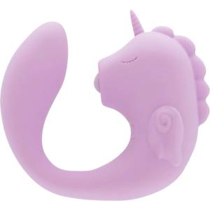 Ünihörn C-Horse - вибратор за G-точка и клиторна стимулация (лилав) - lovesexshop