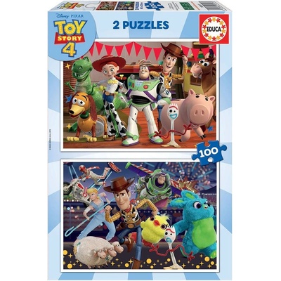 Educa - Детски пъзел Toy Story 4 2х100ч 18107