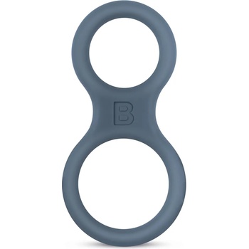 Image 1 of Boners Boners Silicone Cock Ring and Ball Stretcher Grey