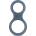 Boners Boners Silicone Cock Ring and Ball Stretcher Grey