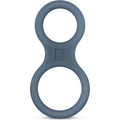 Boners Boners Silicone Cock Ring and Ball Stretcher Grey