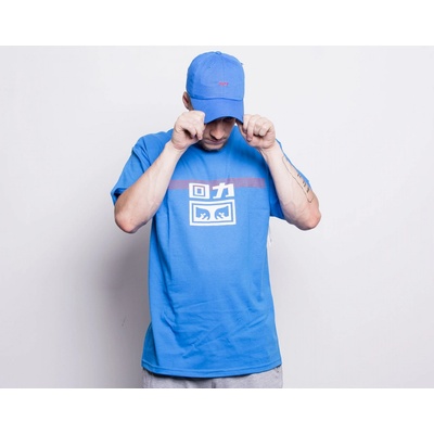 Triko OBEY OBEY x Warrior Lines Tee Sky Azure