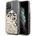 GUESS Circle Liquid Glitter Hard Case - дизайнерски кейс с висока защита за iPhone 11 Pro (златист)