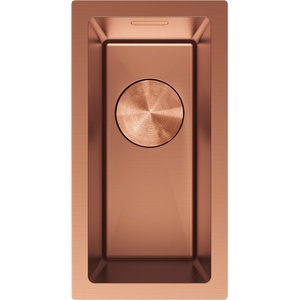 Mexen Trixo стоманена мивка с 1 камера 230 x 440 mm, мед - 6411221000-65 (6411221000-65) Мивка за вграждане