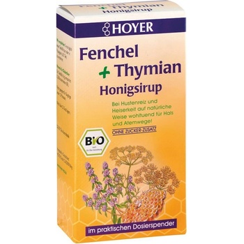 Hoyer Fenikel tymiánový medový sirup 250 g