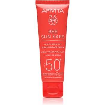 APIVITA Bee Sun Safe Sensitive Face SPF50+ успокояващ и хидратиращ крем SPF 50+ 50ml