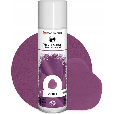 Food Colours Farbivo v spreji 1 ks fialové 260 g 250 ml
