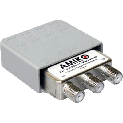 DiseqC 1.0 prepínač 2/1 Amiko D 201 DiSEqC