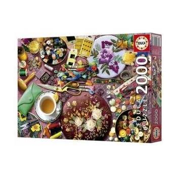 Educa Пъзел Educa The Sewing Table 2000 Части