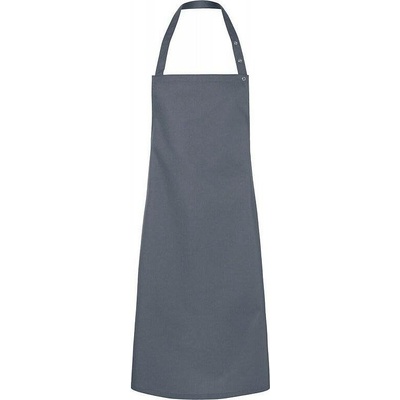 Karlowsky Číšnická zástěra Bib Press Stud šedá tmavá