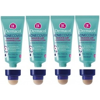 Dermacol Acnecover Make-up s korektorem na problematickou pleť + 3 g č. 2 30 ml