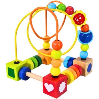 Образователен Дървен Лабиринт за Деца играчка