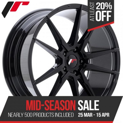 JAPAN RACING JR21 9,5x19 5x100 ET35 gloss black