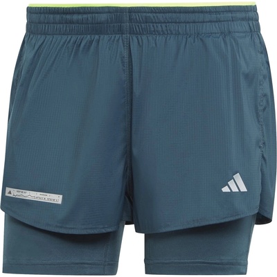 adidas Дамски къси панталони Adidas Ultimate Two-in-One Shorts Womens - Turquoise