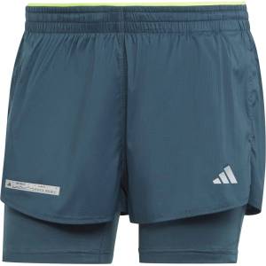 adidas Дамски къси панталони Adidas Ultimate Two-in-One Shorts Womens - Turquoise