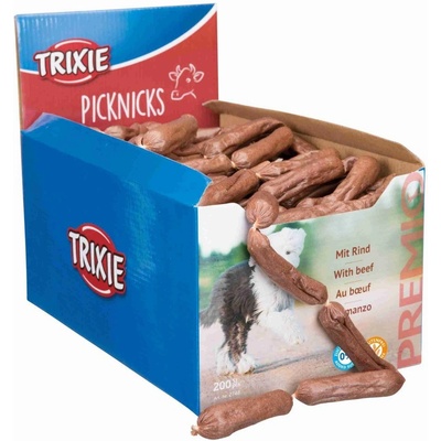 Trixie remio PICKNICKS klobásky Hovězí maso 8 g