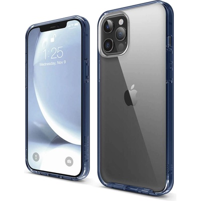 elago Hybrid Case - хибриден удароустойчив кейс за iPhone 12 Pro Max (тъмносин)