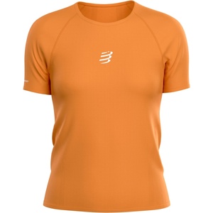 Compressport Дамска тениска Compressport Women's Trail Racing S/S T-Shirt Running shirt - Apricot / Reflective White (916-3352-0712)