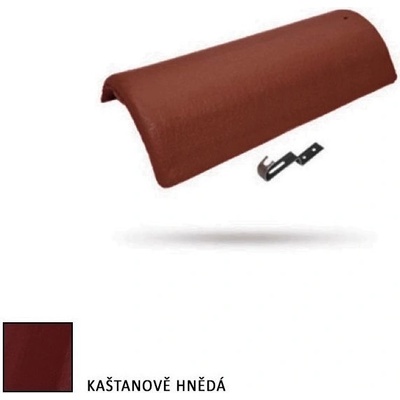 BMI Bramac Classic Protector Plus hřebenáč s příchytkou kaštanová