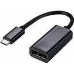 C-TECH Adapter Type-C to Displayport, M/F, 15 cm