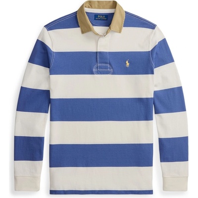 Ralph Lauren Men's Rugby Shirt - Old Royal/Cream